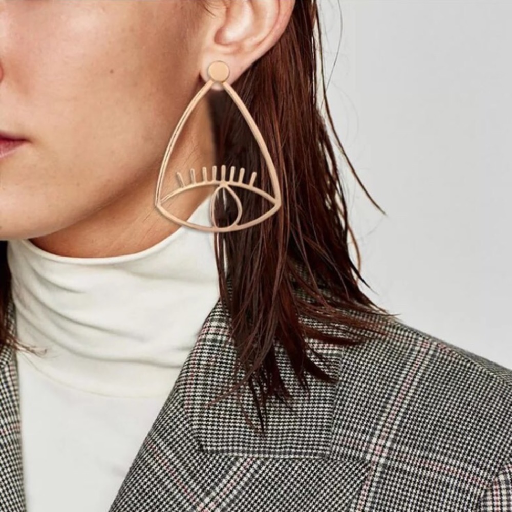 Statement EYE earrings - Picture 2 of 6